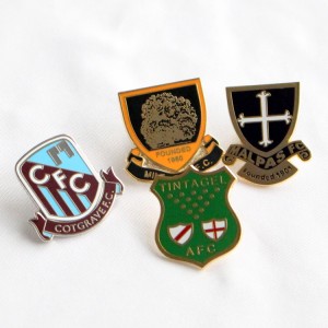 Football clubs hard enamel pins