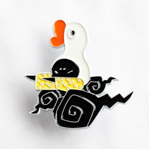 I-Design Design uqobo Ilogo Anime Cartoon Metal Lapel Badge Sigvenir Custom Soft Hard Hard Enamel Lamel Lamel Lamel Lamel