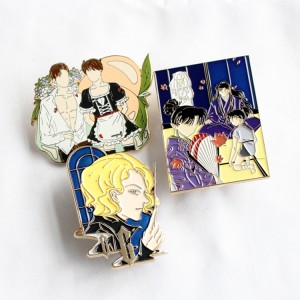 Shenjat e Unionit të Klasës Badges Custle Cosplay Pins