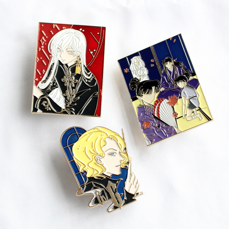 Cute but Dark Anime Enamel Pins by Kiwi  Kickstarter