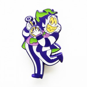 Factory Custom Made Shiny Gold Plated Metal Alloy Souvenir Badge Manufacturer Customized Soft Enamel Cartoon Image Emblem Bespoke High Quality Anime Lapel Pin