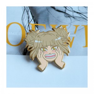 Kunshan pin factory wholesale high quality fantasy anime enamel lapel pins with gradient pearl effect