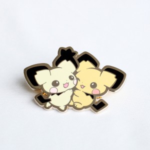 famous Pokemon baby pins cute twins cartoon badges