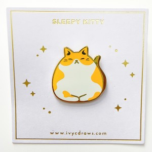 Factory New design Custom Metal Pins Supplier Glitter Brooch Anime Hard Enamel Pin Cute Cat Soft Lapel Badge Custom Enamel Pin