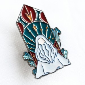 Ama-Soft Enamel Pins Jesus pearl powder kanye amabheji akhazimulayo