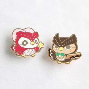 cute bird baby hard enamel pins famous pokemon badges