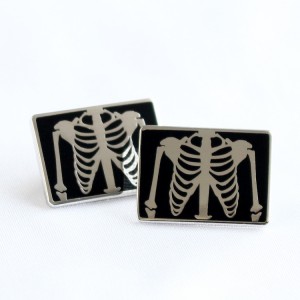 Hard enamel skeleton Pin