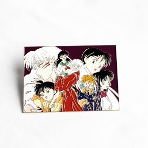 Berühmte Cartoon Inuyasha Soft Emaille Pins Personalisierte Souvenirsabzeichen