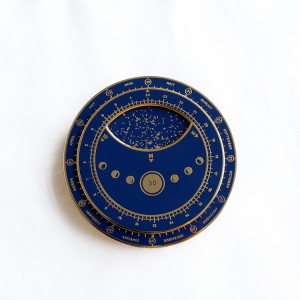 Zwei Teile Spinning Badges Planisphere Hard Emaille Pins