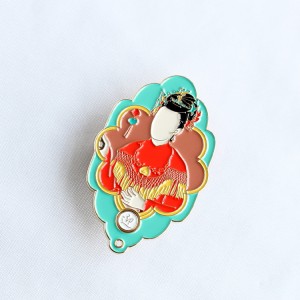 Dream in red mansions figure pins special drama souvenir badges Yingchun