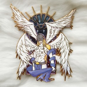 Proiectare personalizată cu logo -uri de pin metal anime desen animat de metal matel Insigna suvenir de imprimare uv pini moi de eflue cu epocă moale