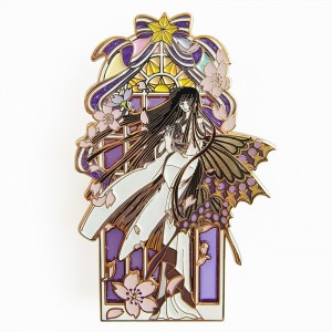 Ang China Wholesale Prommish Gift Butterfly Hinged Pin Souvenir High Quality Custom enamel Pin