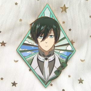 No kêmtirîn Metal Badge Hilberîner Glitter Anime Cartoon Hard Enamel Lapel Pin Soft Enamel Pin