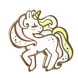 I-Unicorn Hard Enamle Pins ene-glitter