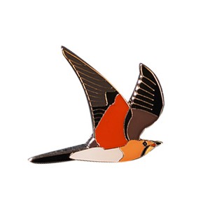 Fly Bird Partridge Animal Enamel Pins