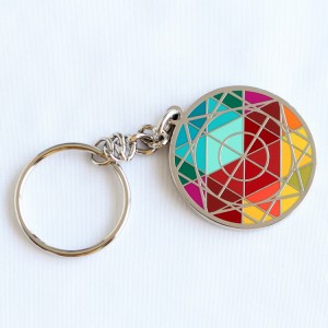 Manufacturers Custom Round Zinc Alloy Metal Key Chain Custom Made Blank Metal Keychain