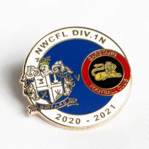 Football clubs hard enamel pins