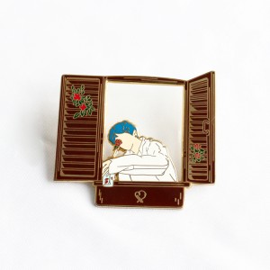 Umenzi oqondile ukhiqiza ikhathuni le-cartosale cartal car cat cat catsal enamel metal lapel pin