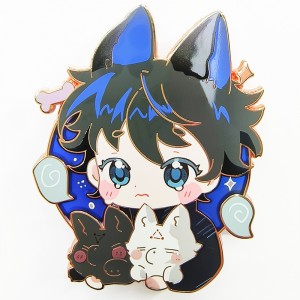 Wholesale No Minimum Enamel Pin Metal Pins Supplier Glitter Brooch Anime Hard Enamel Pin Soft Lapel Badge Manufacturer Custom Enamel Pin