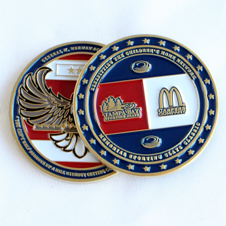 Custom Hard Enamel Challenge Coin