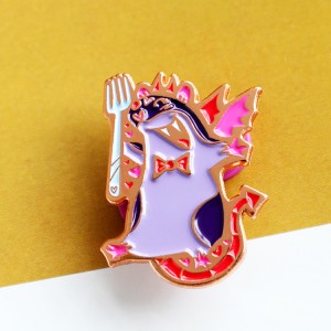 New Arrival Fashion Customized Enamel Pins Lovely Cat Paw Stay Pawsitive Clothes Brooches Pink Trinket for Girls