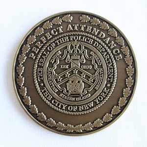 Coin Challenge Custom Antique Die Struck