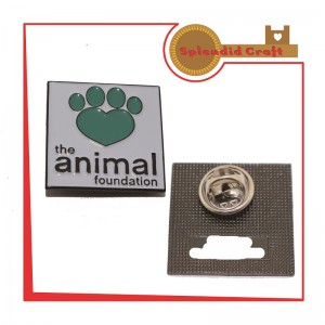 hard enamel pins for animal foundation