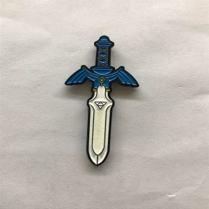 Master Ntaj Mos Enamel Pins Cov lus dab neeg ntawm Zelda Backges Nrog Glow