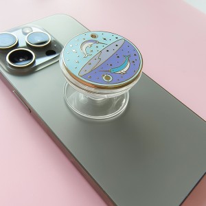 Custom Enamel Phone Grip Socket Stand Mobile Phone Holder