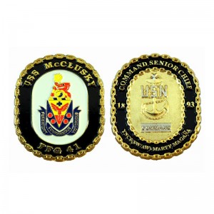 USS MCCLUSKY FFG ​​41 Challenge Coin