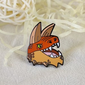 Custom Dinosaur Enamel Pin