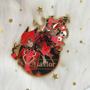 Custom Gold Plated Anime Hard Enamle Pin