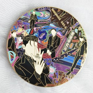 custom glow in the dark enamel pin